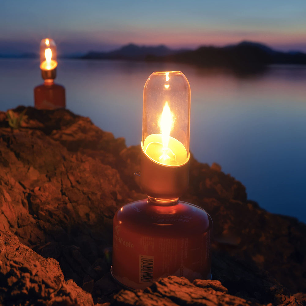 Fire-Maple orange camping light notch ignition for reliable start