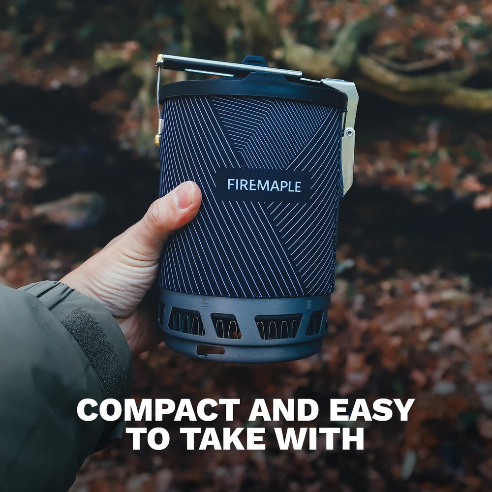 Fire-Maple Star X2 Pro hard anodized pot ensures durability.