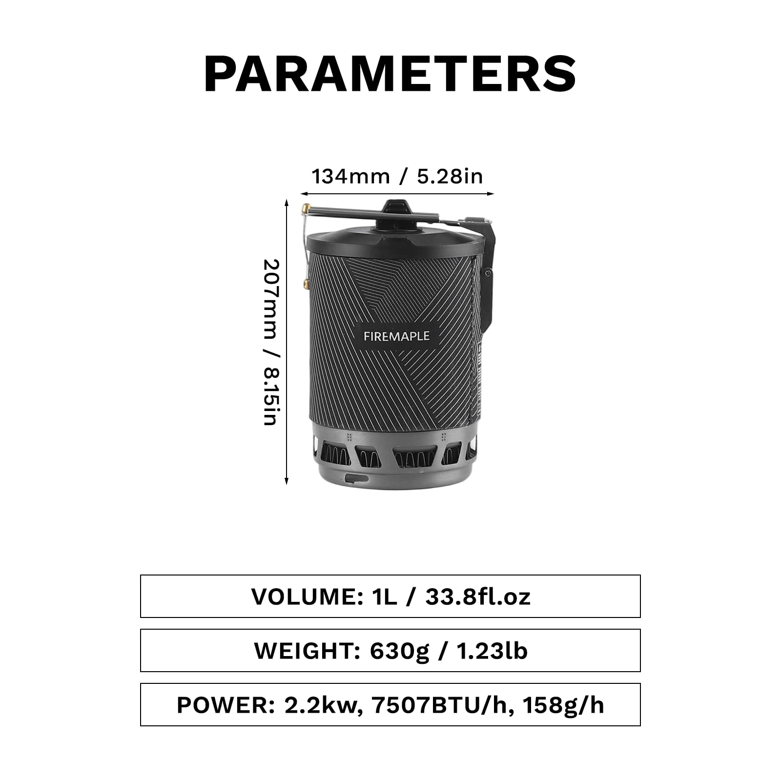 Fire-Maple Star X2 Pro piezo ignition provides instant start.