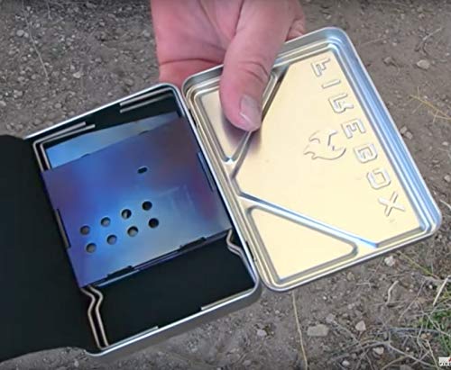Firebox Ultralight Nano Stove folded design saves pack space.