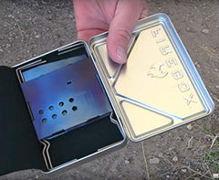 Firebox Ultralight Nano Stove folded design saves pack space.