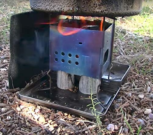 Firebox Ultralight Nano Stove supports wood and alcohol options.