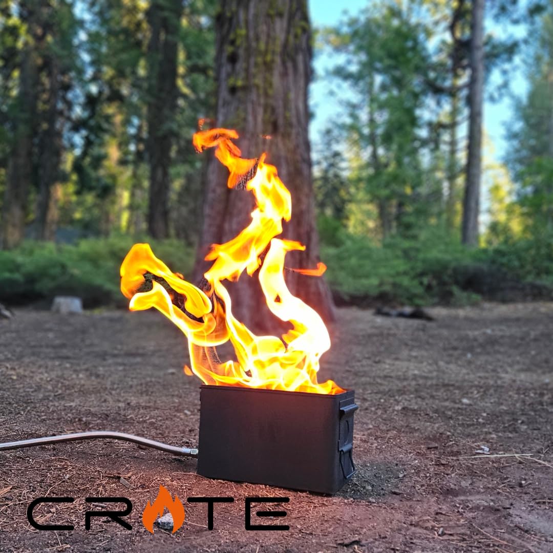 FireCrate USA DIY Burner Kit assembly in progress; safe, high-quality materials