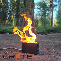 FireCrate USA DIY Burner Kit assembly in progress; safe, high-quality materials