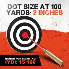 Firefield bore sight with durable design for repeated use during sighting sessions.