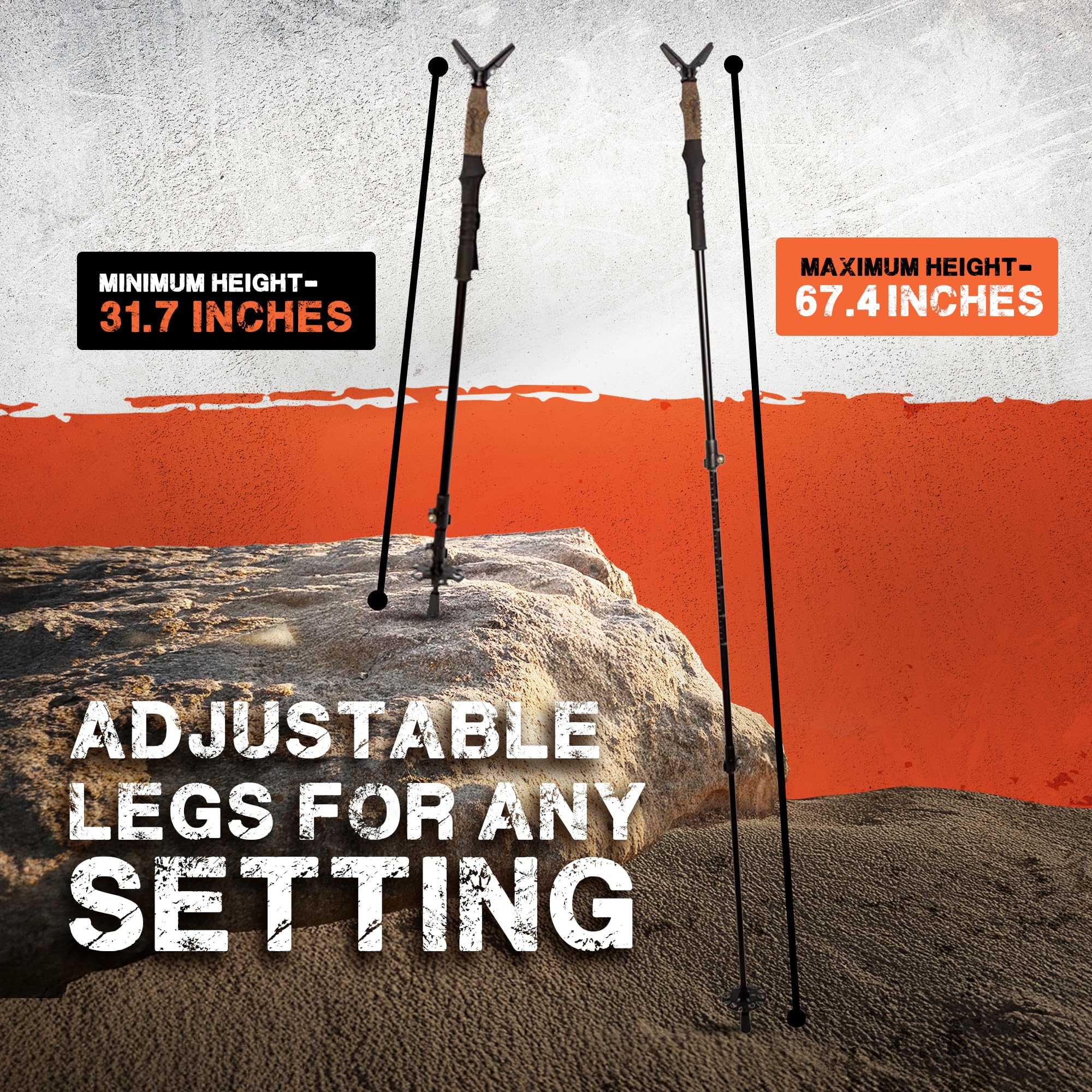 Aluminum construction with carbide tip and rubber boot