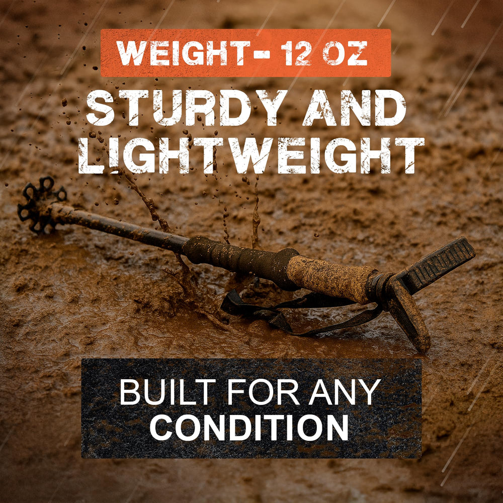 Adjustable height feature demonstrated on the Shooting Stick