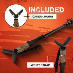 Grip on all surfaces providing stability on varied terrain