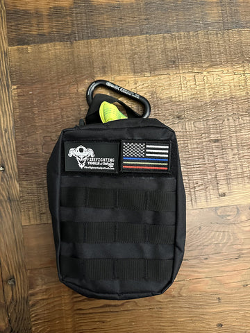 Firefighter Swipe Tool 22kN Kong carabiner demonstrates quick, secure attachment in dynamic environments.