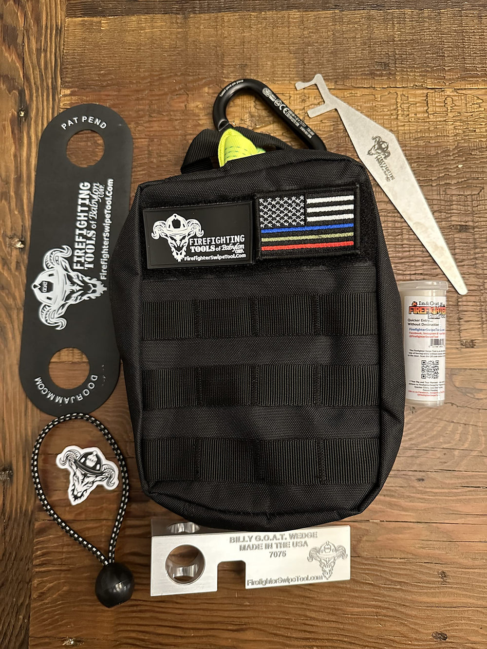 Firefighter Swipe Tool compact design emphasizes portability for on-the-go responders.
