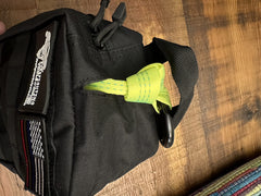 Firefighter Swipe Tool Molle bag inside view shows organized components ready to deploy.