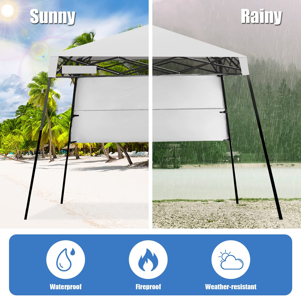 Fireflowery canopy with backpack enables easy transport and setup.