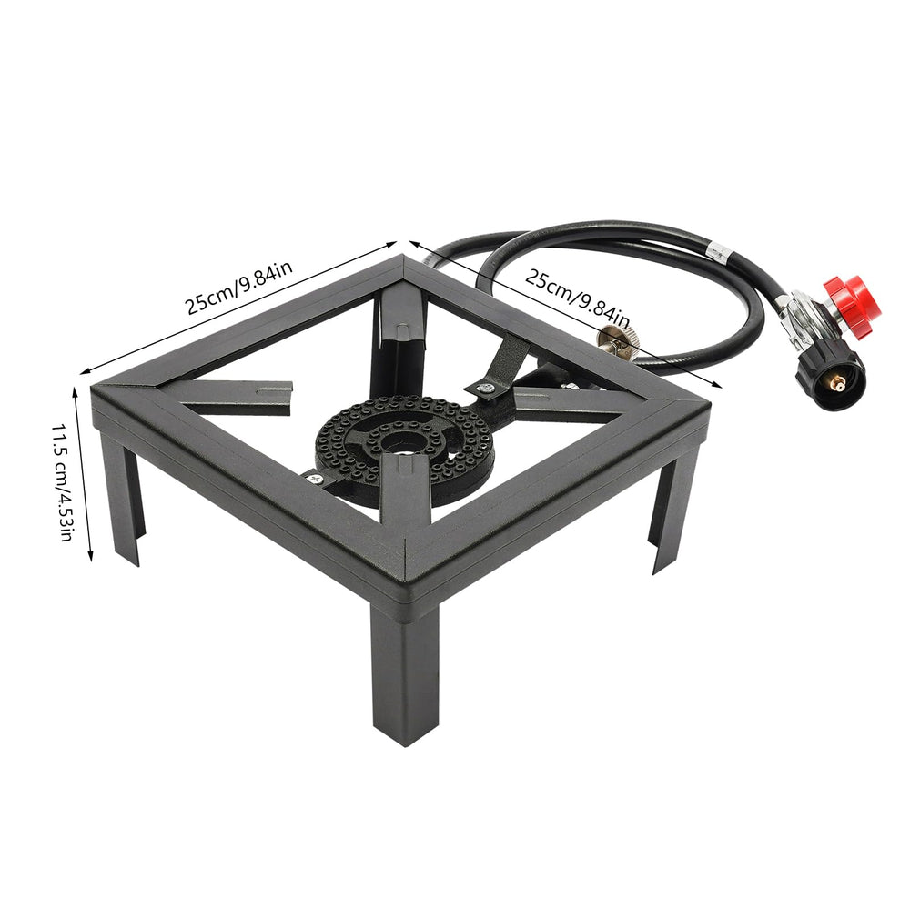FireLeaves black cast-iron stove design combines durability with rust-resistant performance.
