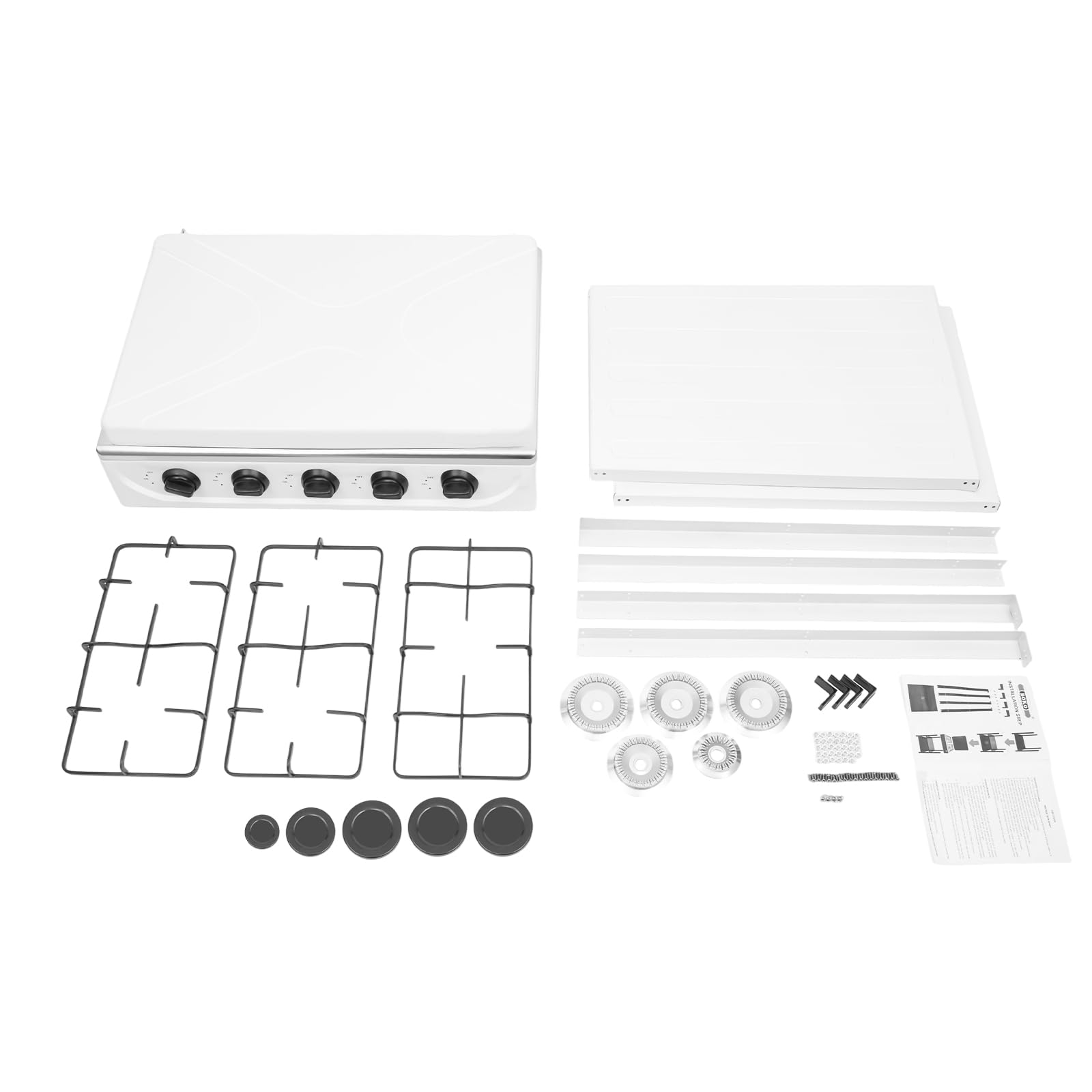 FireLeaves five-burner setup supports simultaneous cooking sessions.