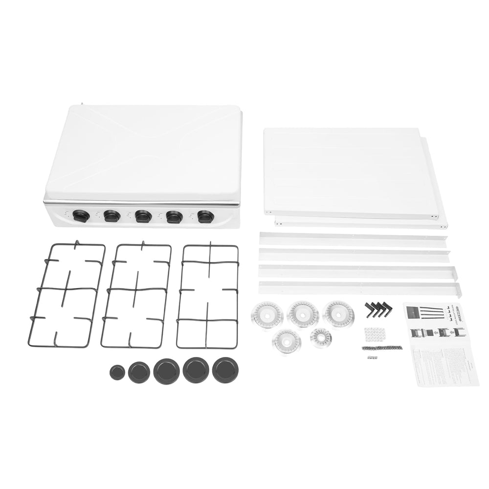 FireLeaves five-burner setup supports simultaneous cooking sessions.