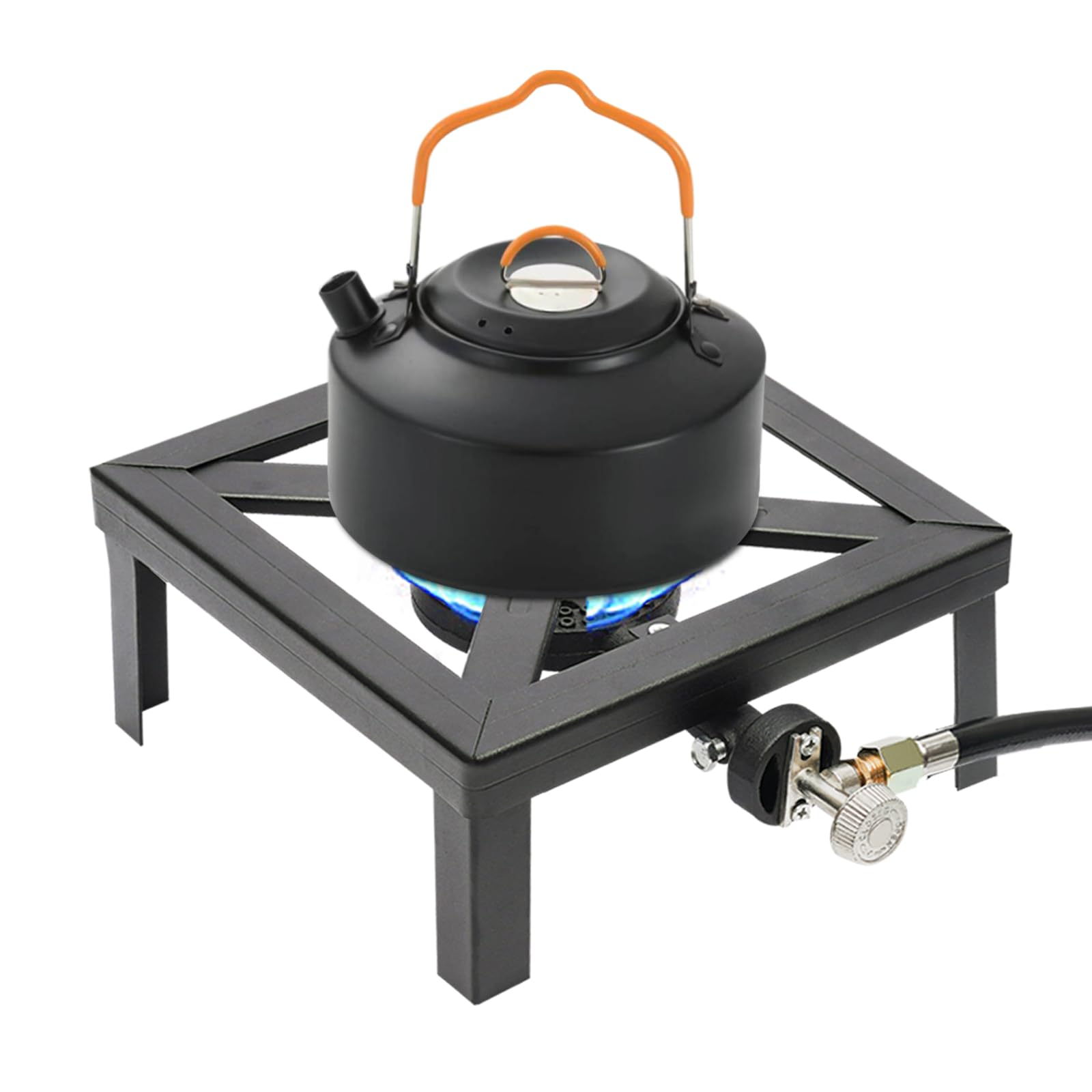 FireLeaves portable burner stove outdoors for quick, powerful cooking on camping trips.