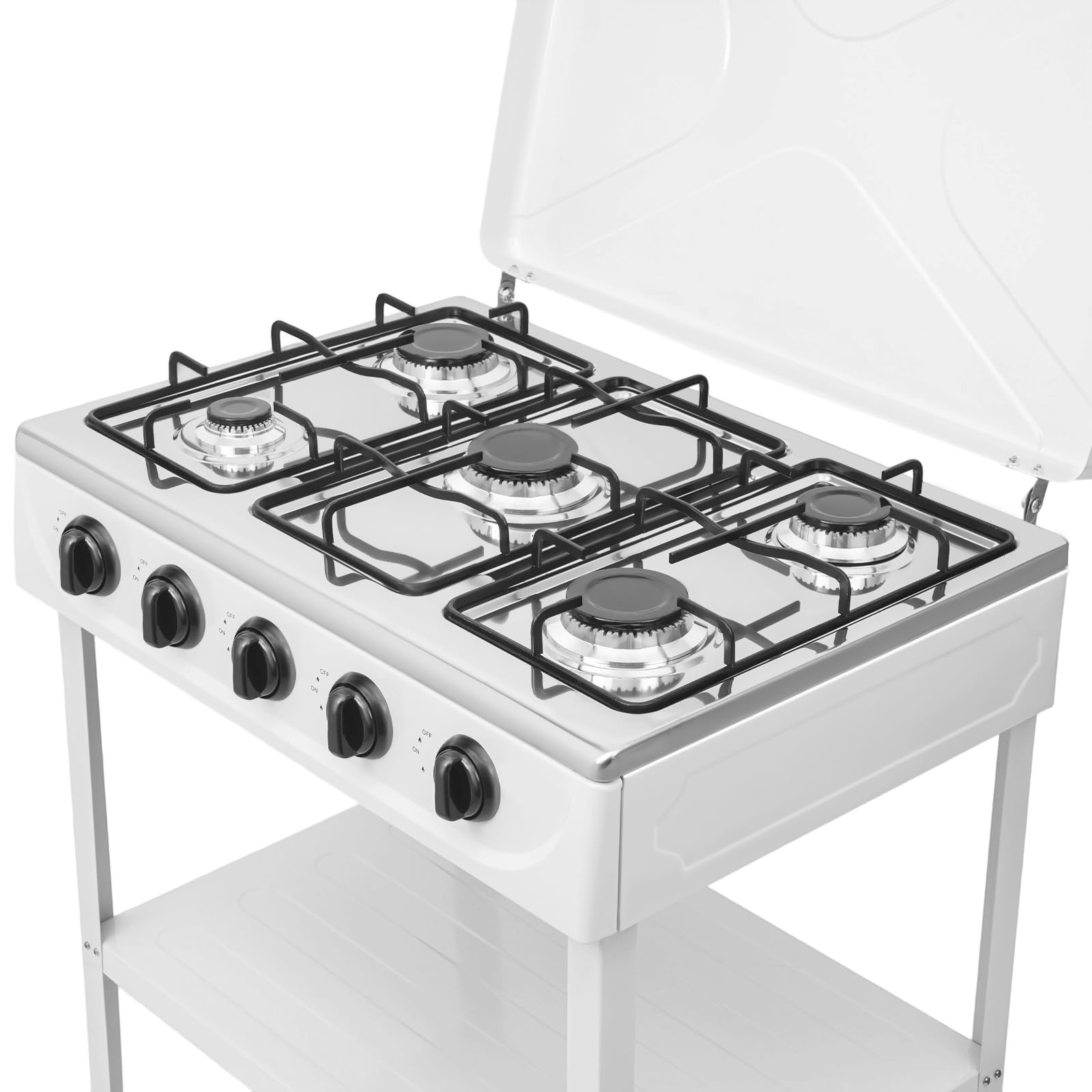 FireLeaves RV and apartment-ready stove suitable for compact kitchens.