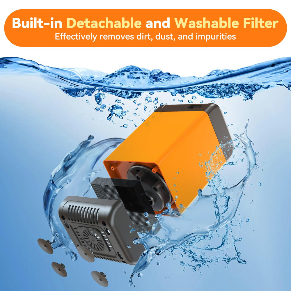 FIRINER suction hook keeps showerhead secure outdoors.