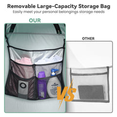 FIRINER detachable bottom mat helps keep the interior clean during outdoor use.
