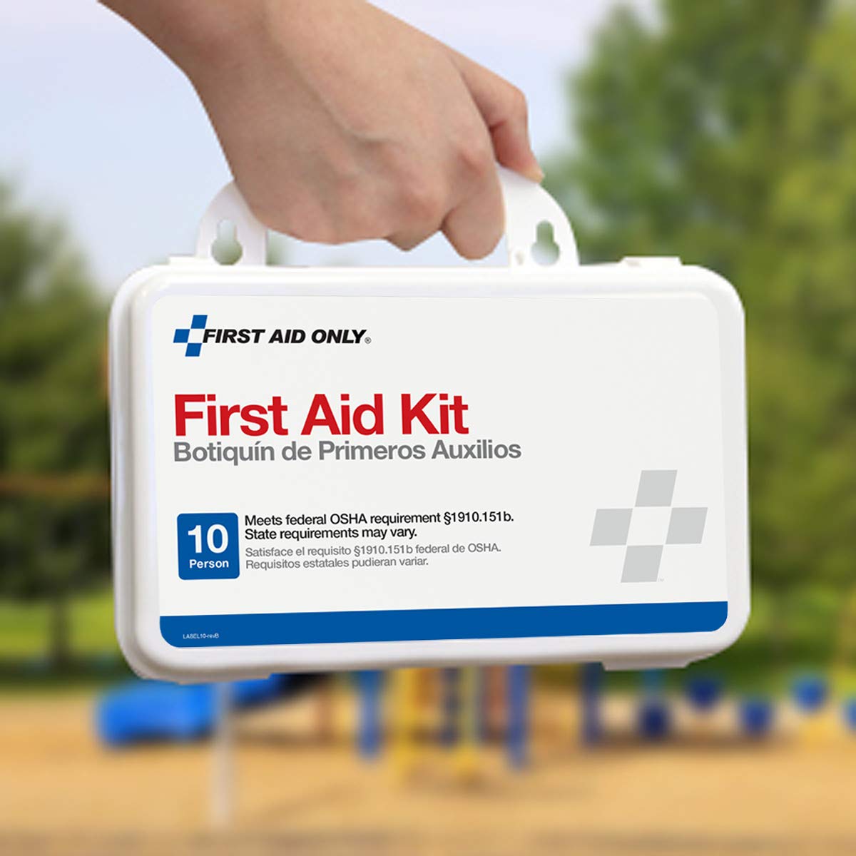 First Aid Only 6060 compact travel-size fits backpacks, desks, dashboards for preparedness