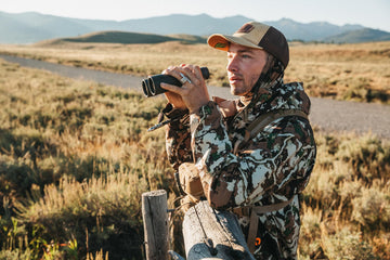 First Lite Aerowool Merino neck gaiter suited for summer hunts and wet days.