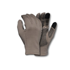 First Lite Rugged Wool Fleece Glove front view highlights knit face and warm interior