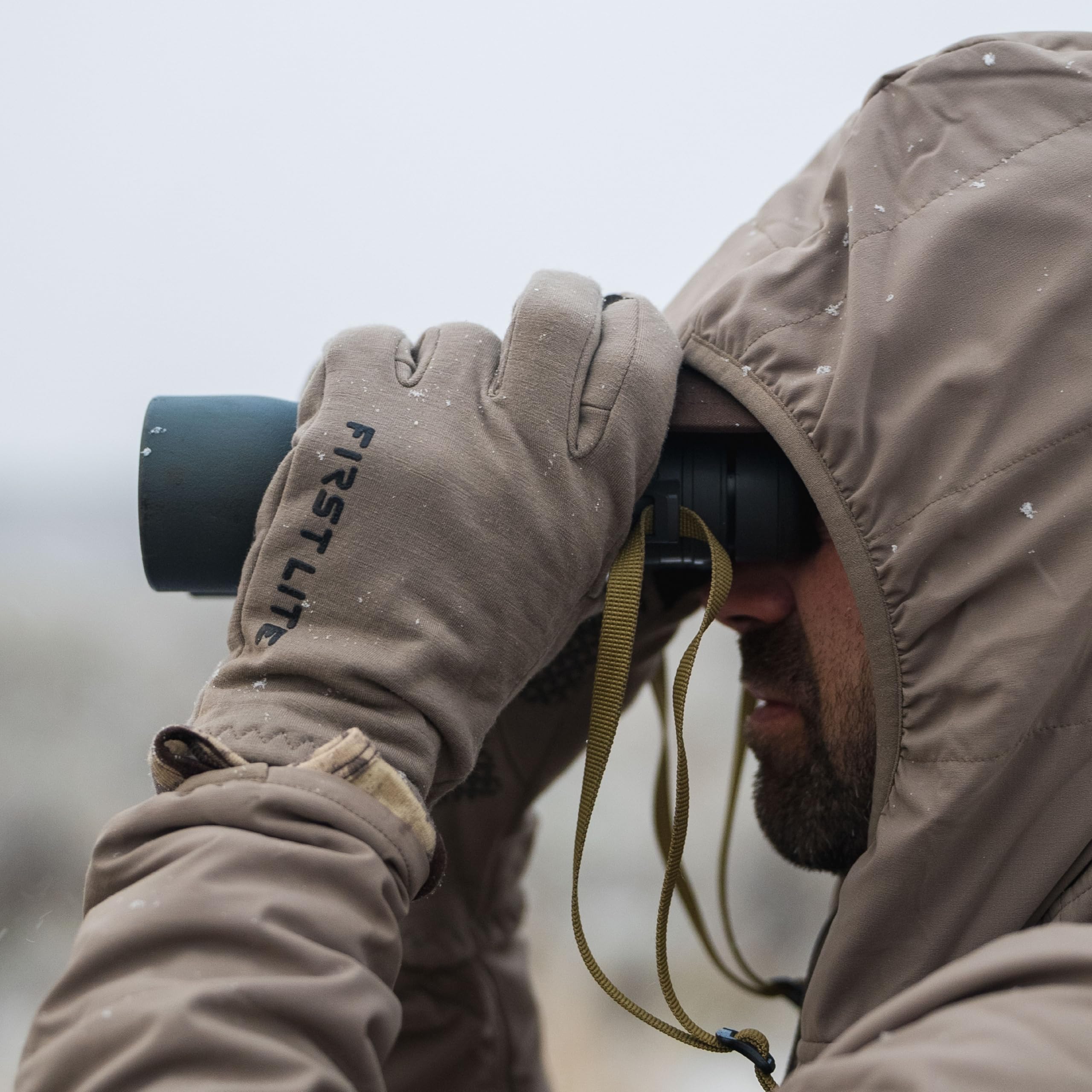 First Lite Rugged Wool Fleece Glove odor-control lightweight option for hunting