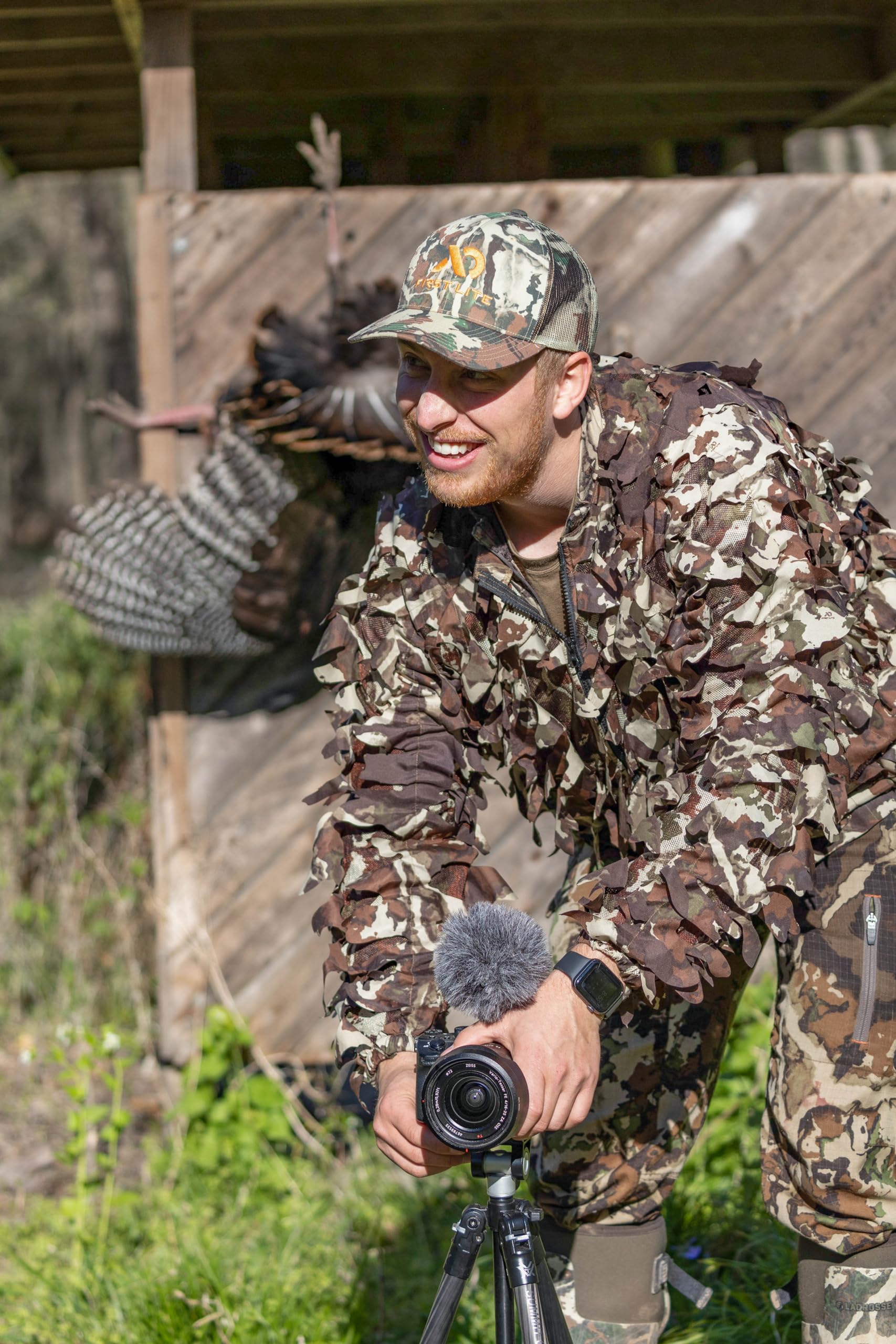 First Lite Trucker Hat soft mesh back providing ventilation during wear