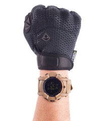 First Tactical Flash Glove touchscreen use demonstrates responsive fingertip control.