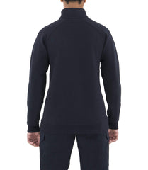 First Tactical women's cotton job quarter zip shirt, underarm gusset detail, enhanced mobility for active duties