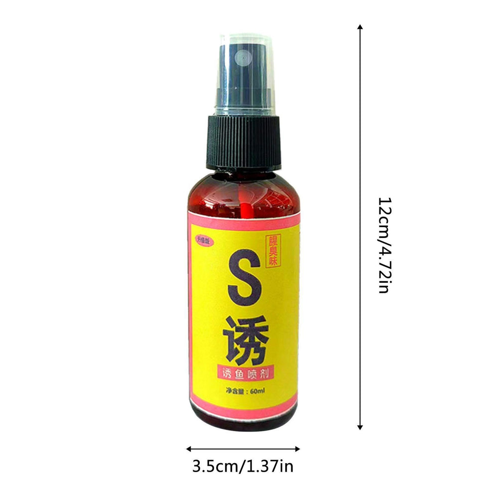 Birds-eye view of Fish Attractant Spray used in reservoirs and lakes