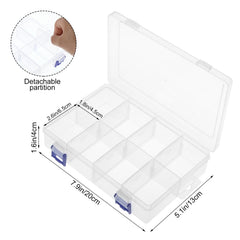 Two lure organizer boxes with carry handle for portability