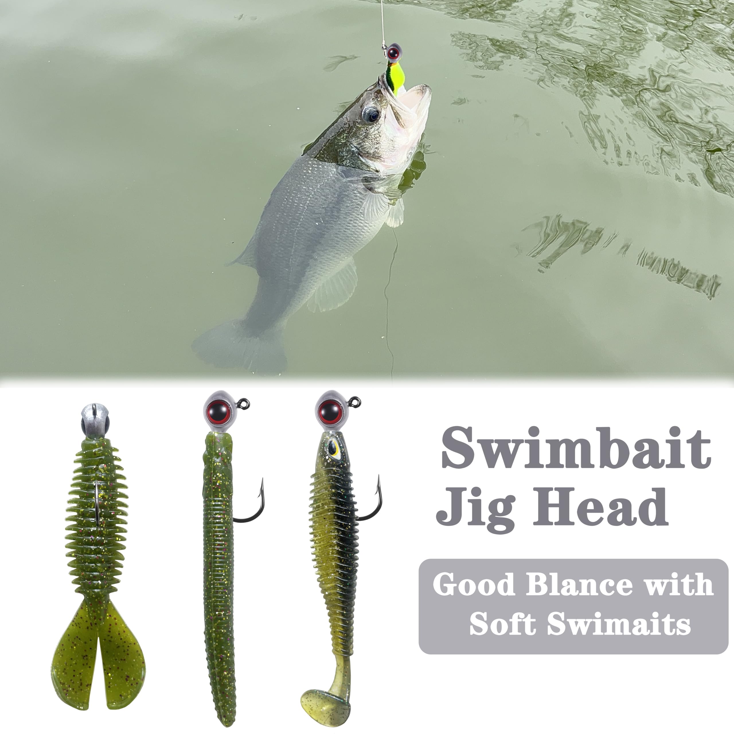 Package of 10 Fish Corner jig heads