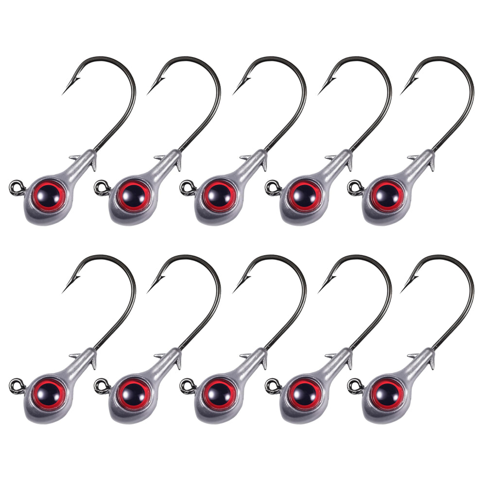 Fish Corner 1/8oz jig head with oversized 3D eyes
