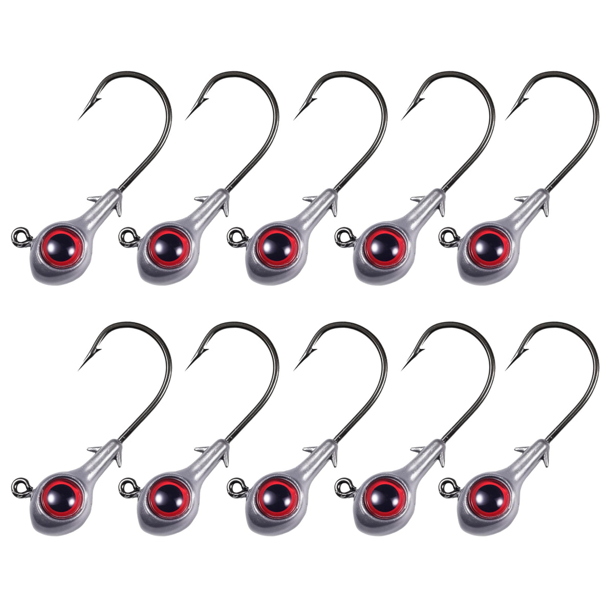 Fish Corner 1/8oz jig head with oversized 3D eyes