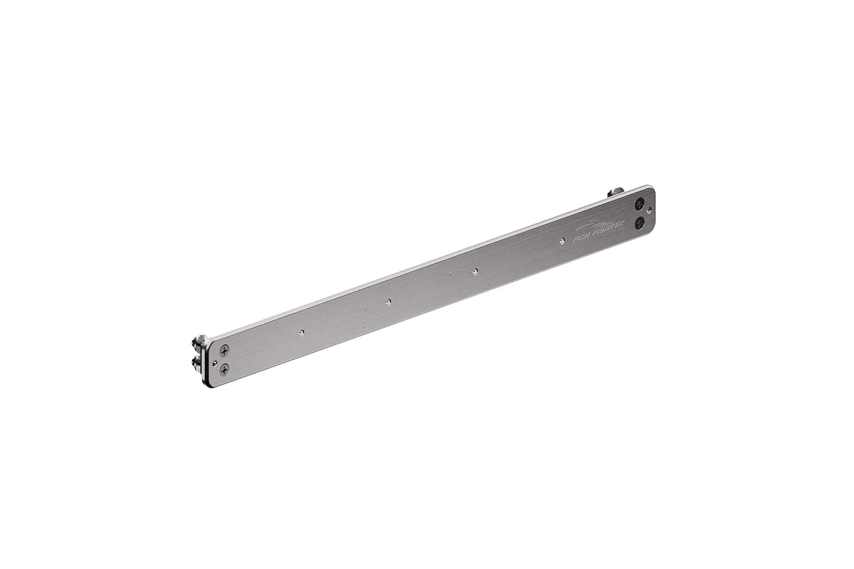 Fish Fighter SRS 24in flat surface mount on deck shows sturdy rail for gear.