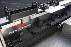 Fish Fighter SRS allows sliding rod holders to desired positions.