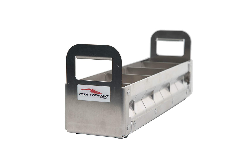 Fish Fighter elevated bottom promotes airflow to dry gear.