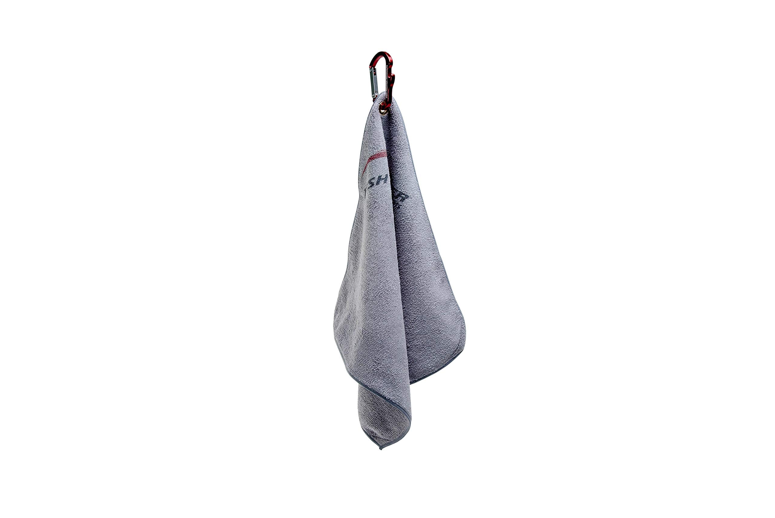 Fish Fighter towel on boat for quick hands cleaning after baiting.