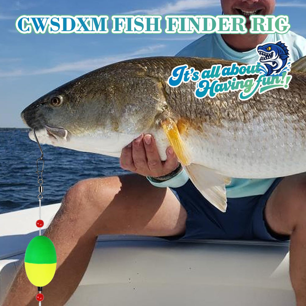 Six-piece surf fishing rigs with circle hooks from 6/0 to 8/0