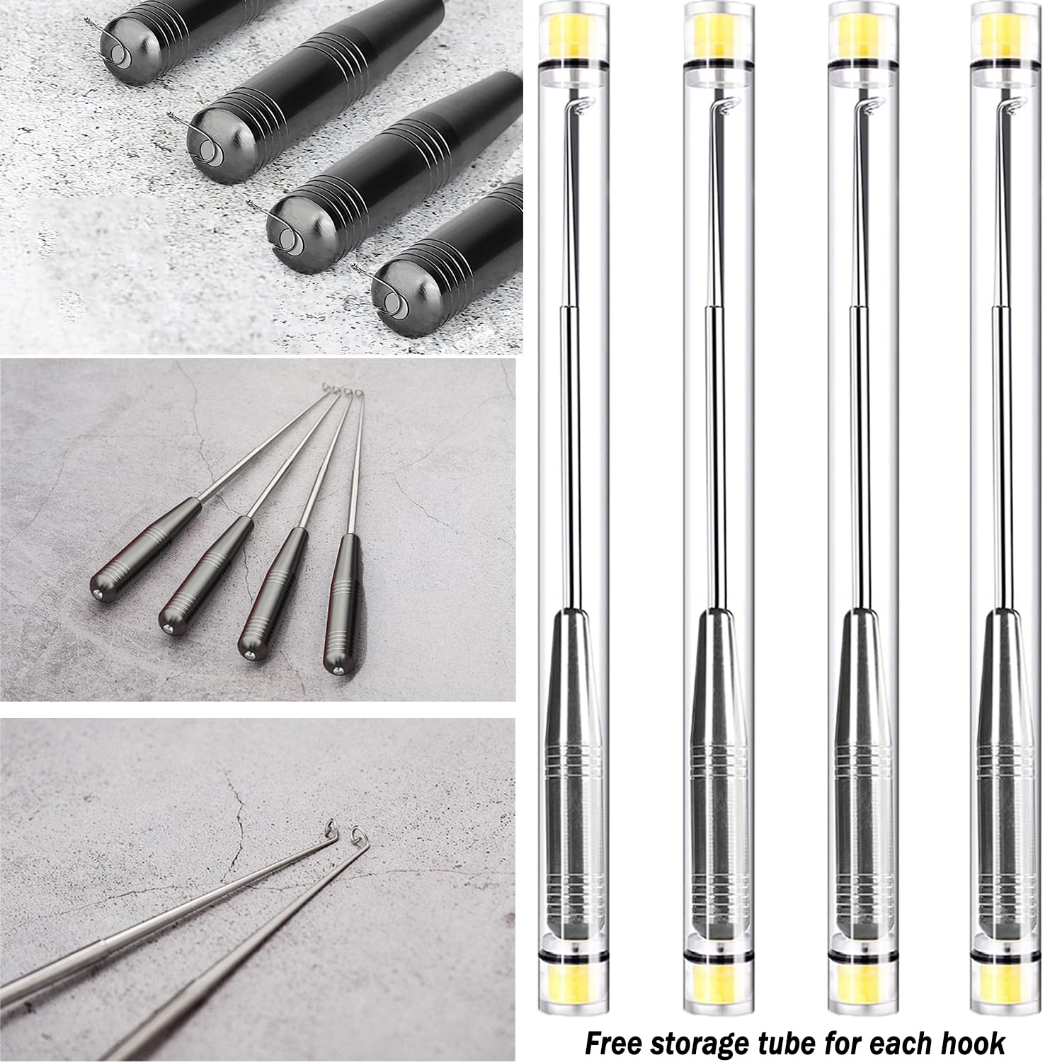 Spiral extractor design for quick hook removal