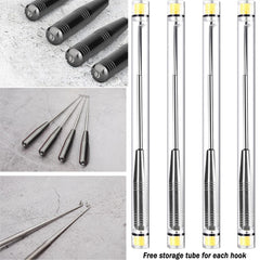 Spiral extractor design for quick hook removal