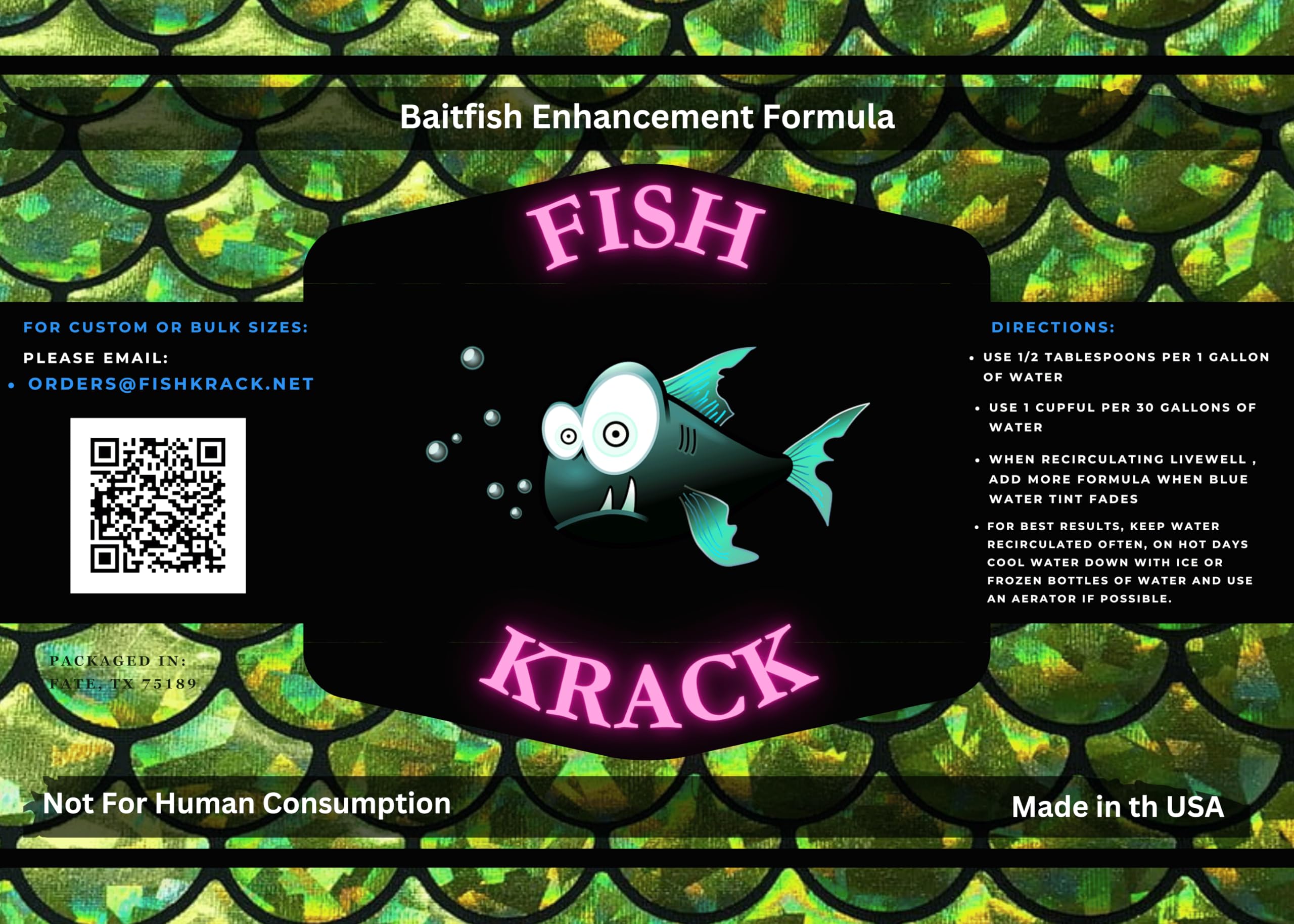 Fish appearing lively and stress-relieved after FISH KRACK treatment.