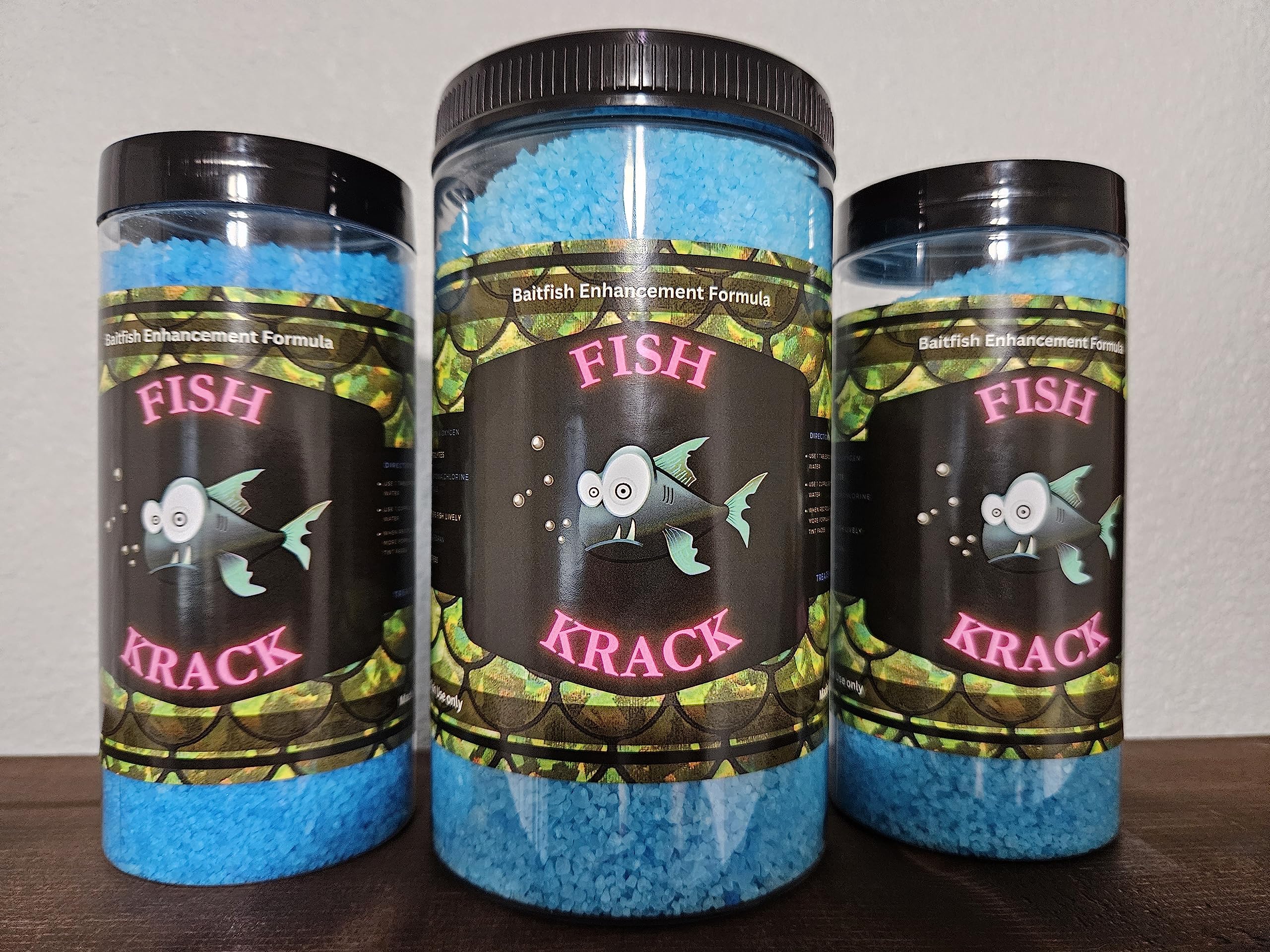 FISH KRACK improves performance levels of baitfish