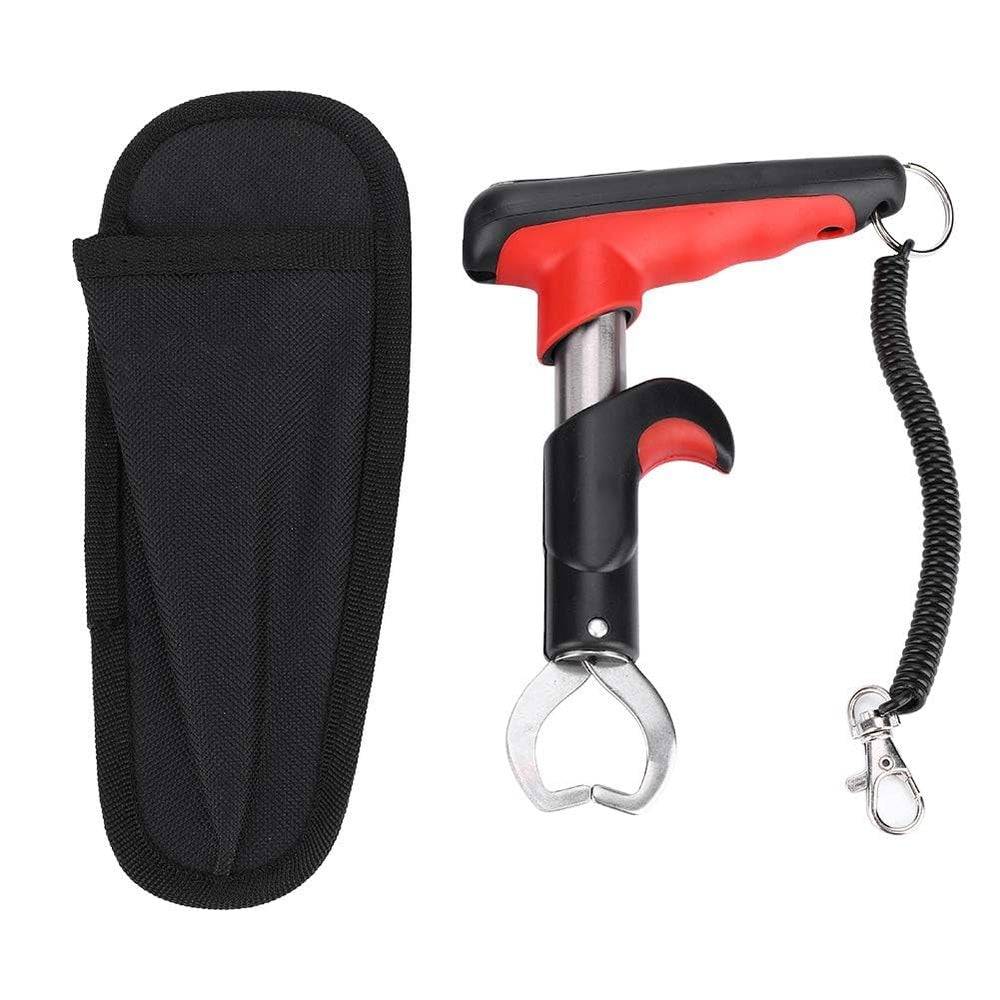 Gun-type stainless steel fish lip gripper with LED digital scale