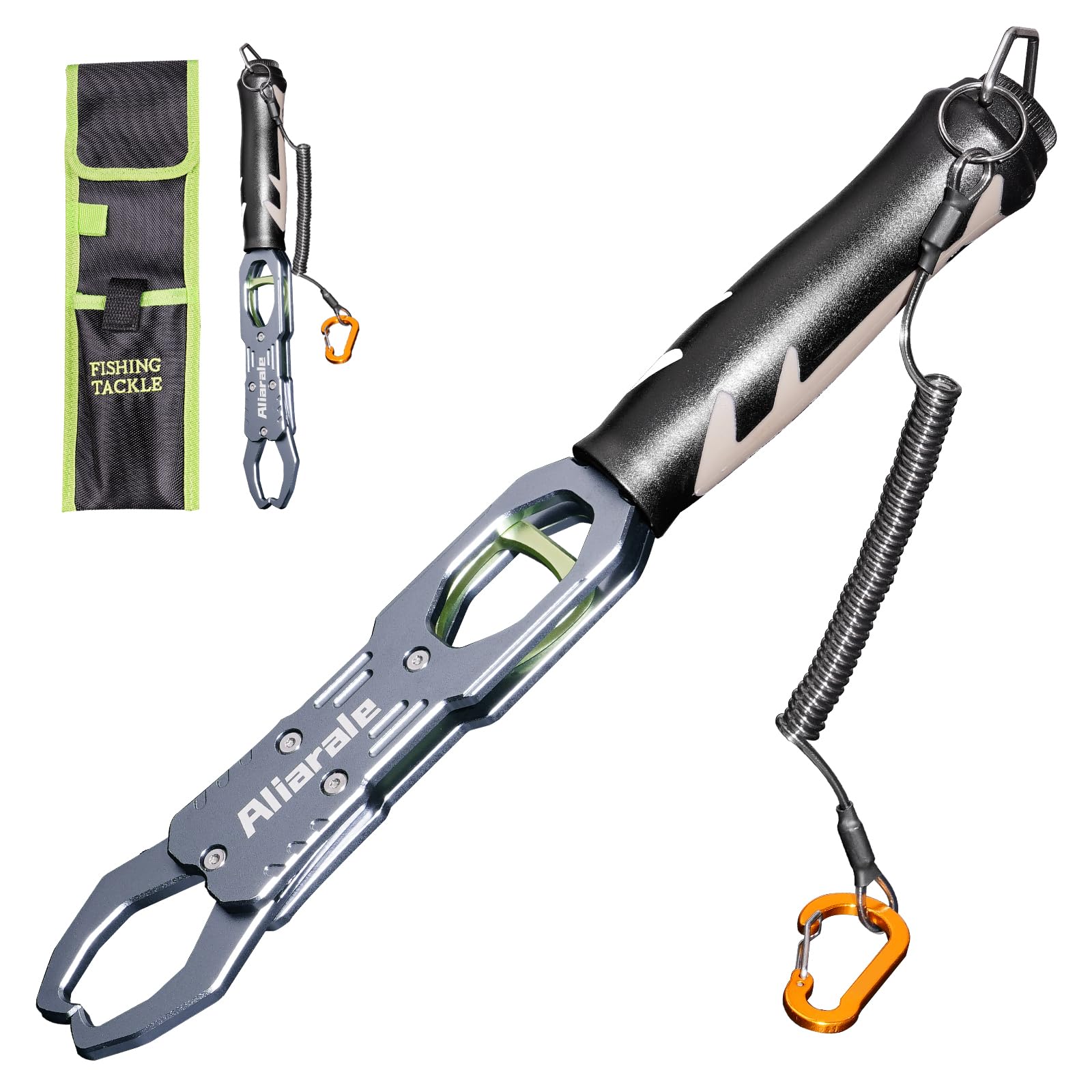 Front view of aluminium alloy fish lip gripper