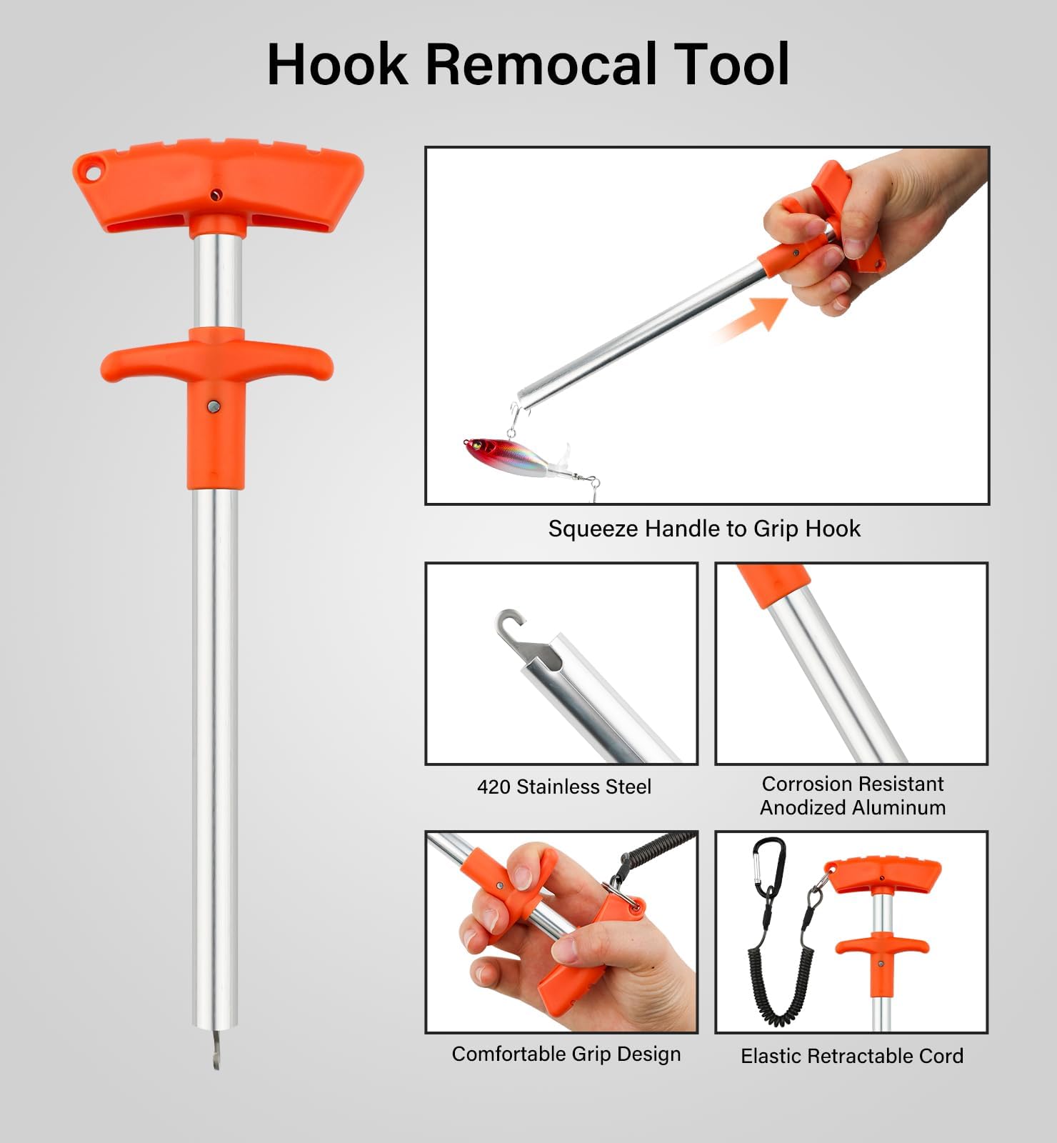 Fish lip gripper for safe catch handling