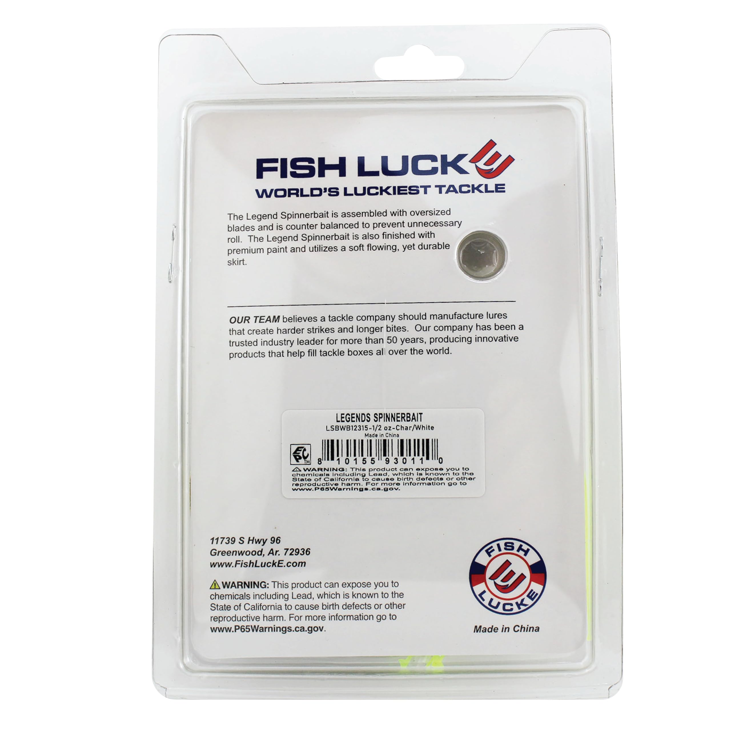 Fish Lucke four color options support versatile setups for different waters