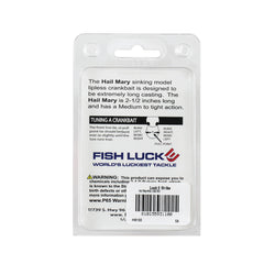 Fish Lucke Hail Mary lipless crankbait made in the USA with premium parts