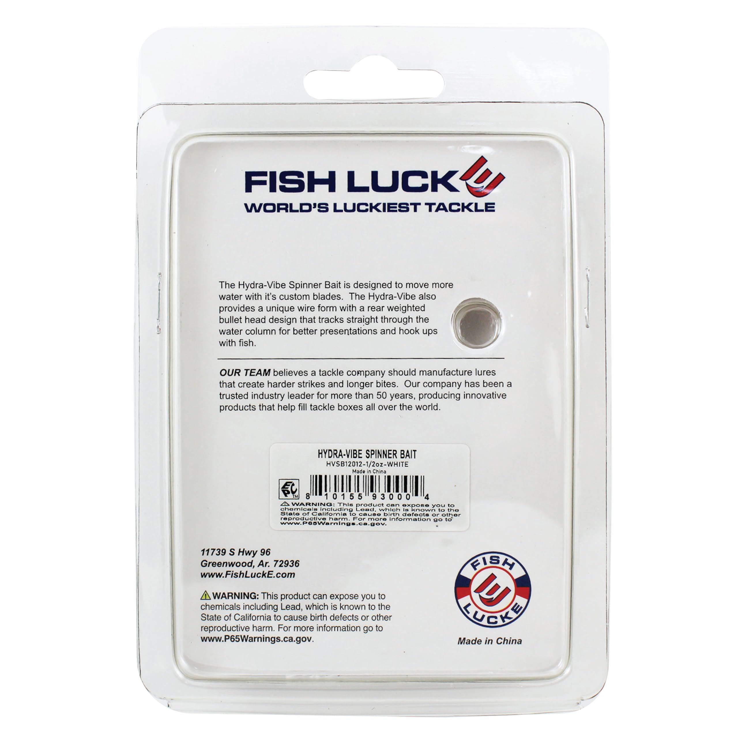 FISH LUCKE Hydra-Vibe attracts big fish attention during retrieve